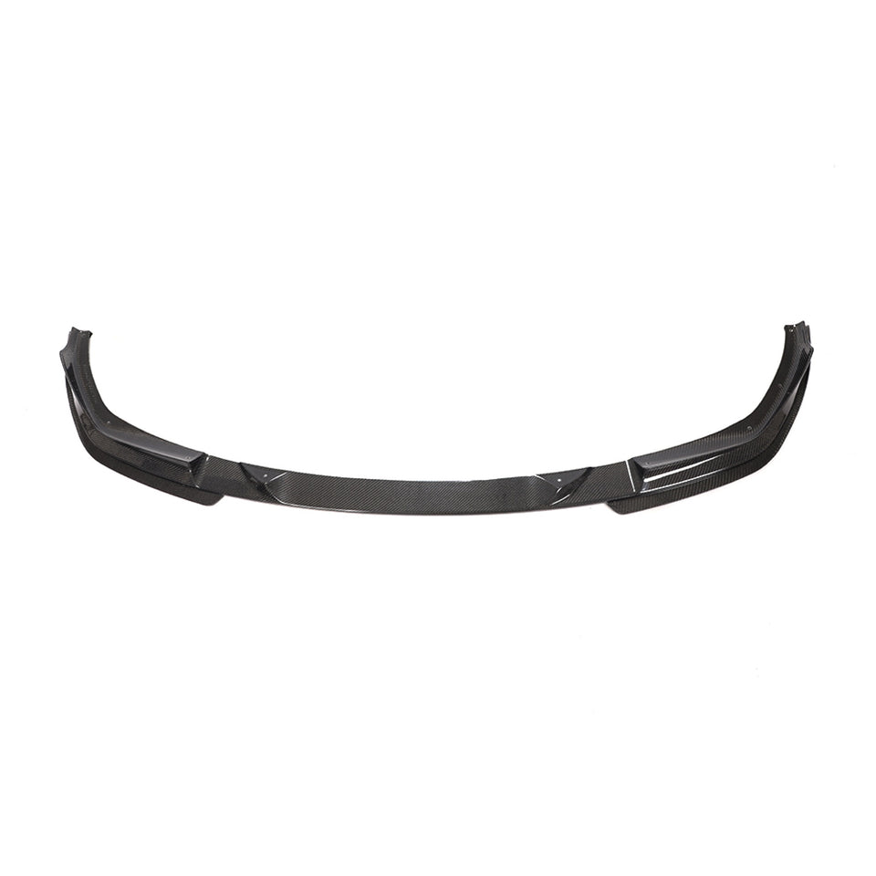 Carbon Front Splitter lipmodel met opstaande hoeken voor BMW 3 Serie / M3 G20, G28 M-Sport