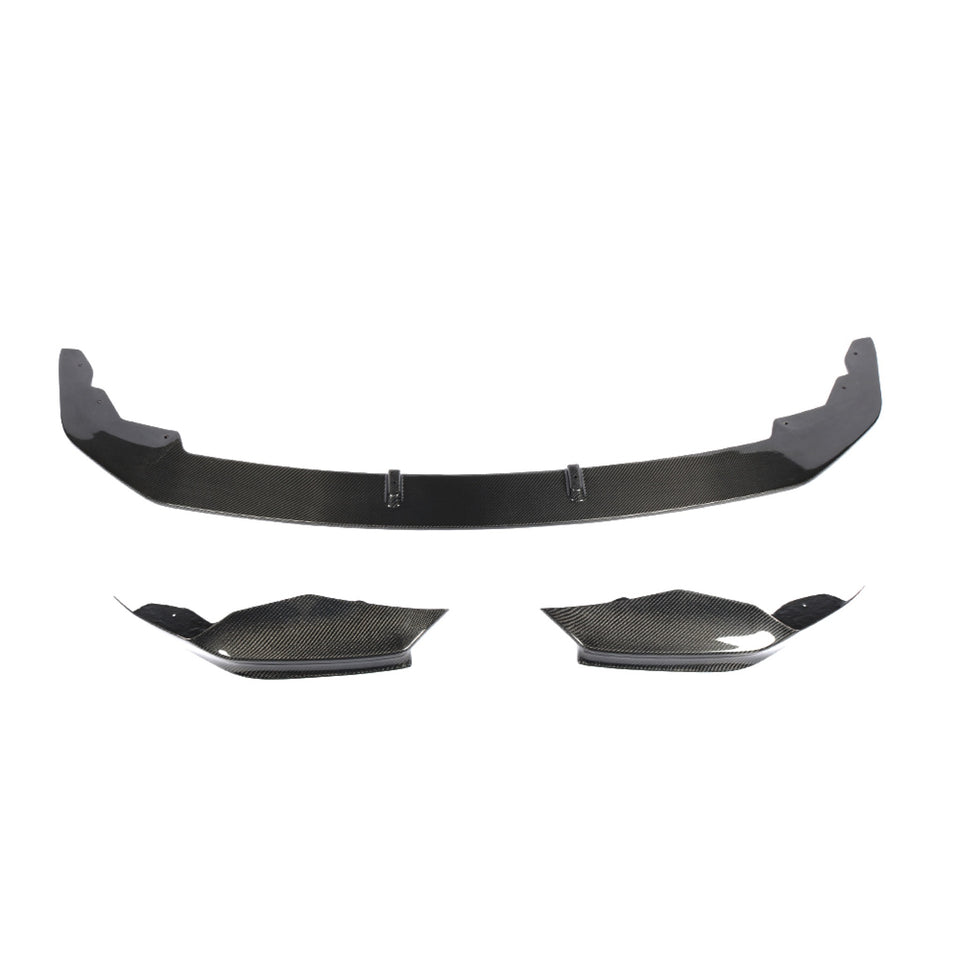 Carbon Front Splitter lipmodel Sedan glans voor BMW 1 Serie F20 M-Sport