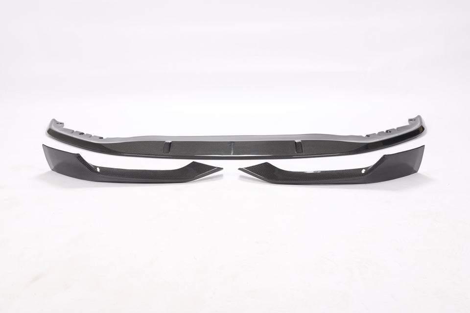 Carbon Front Splitter lipmodel Sedan voor BMW 5 Serie / M5 G30 M-Sport