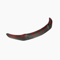 Carbon Front Splitter met rode accentlijn voor BMW 4 Serie / M4 F32 M-Sport