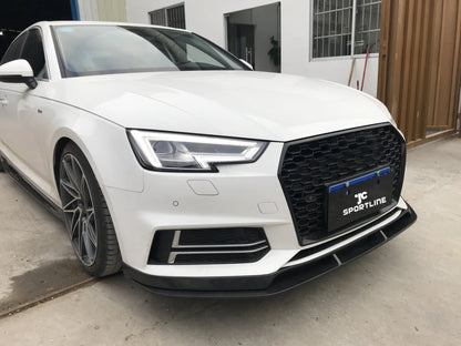 Carbon Front Splitter voor Audi A4 / S4 Sedan B9