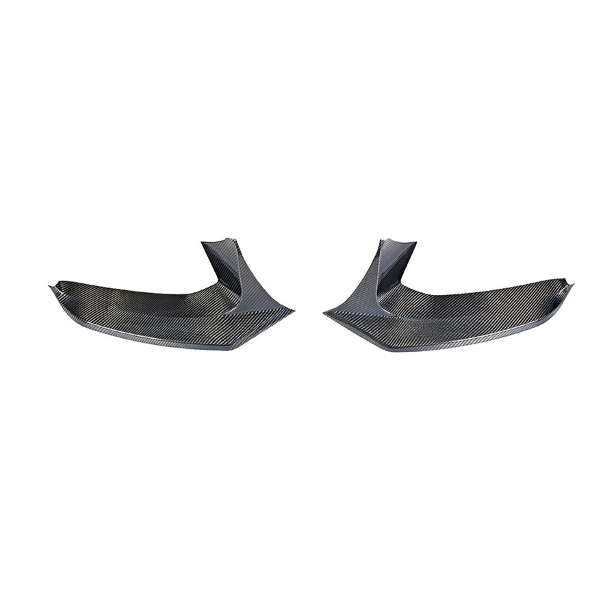 Carbon Front Splitter zijdelen voor BMW 5 Serie / M5 G30, G38 M-Sport