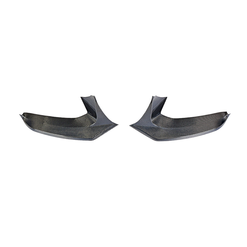 Carbon Front Splitter zijdelen voor BMW 5 Serie / M5 G30, G38 M-Sport