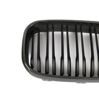 Carbon Grille dubbelspijl carbon voor BMW 1 Serie F20