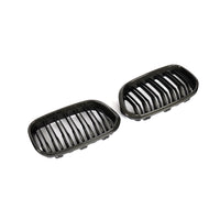 Carbon Grille dubbelspijl carbon voor BMW 1 Serie F20