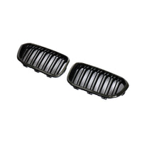 Carbon Grille dubbelspijl carbon voor BMW 1 Serie F20