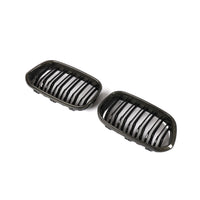 Carbon Grille dubbelspijl glanzend zwart voor BMW 1 Serie F20
