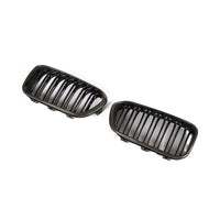 Carbon Grille dubbelspijl glanzend zwart voor BMW 1 Serie F20