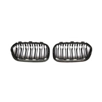 Carbon Grille dubbelspijl glanzend zwart voor BMW 1 Serie F20