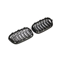 Carbon Grille dubbelspijl glanzend zwart voor BMW 1 Serie F20
