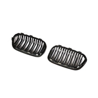 Carbon Grille dubbelspijl glanzend zwart voor BMW 1 Serie F20