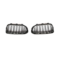 Carbon Grille dubbelspijl glanzend zwart voor BMW 1 Serie F20