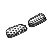 Carbon Grille dubbelspijl glanzend zwart voor BMW 1 Serie F20