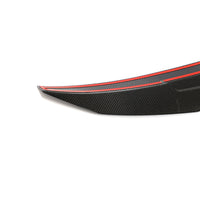 Carbon Kofferdekselspoiler breed gebogen voor BMW 4 Serie / M4 G26