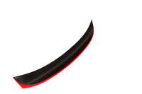 Carbon Kofferdekselspoiler met rode sierlijst Coupé voor BMW 3 Serie / M3 E46