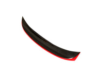 Carbon Kofferdekselspoiler met rode sierlijst Coupé voor BMW 3 Serie / M3 E46