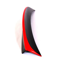 Carbon Kofferdekselspoiler met rode sierlijst Coupé voor BMW 3 Serie / M3 E46
