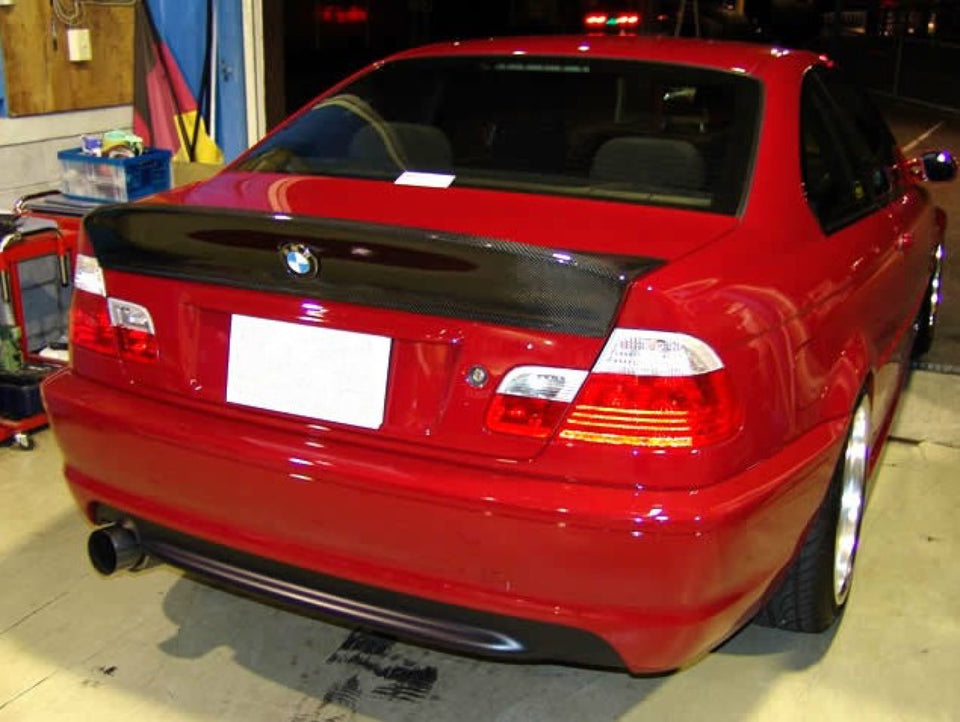 Carbon Kofferdekselspoiler Sedan laag profiel voor BMW 3 Serie / M3 E46
