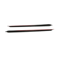 Carbon Side Skirts met rode accentlijn voor BMW 1 Serie F40 M-Sport