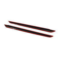 Carbon Side Skirts met rode accentlijn voor BMW 1 Serie F40 M-Sport