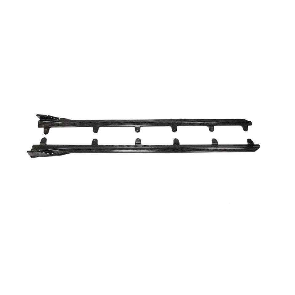 Carbon Side Skirts met vinnen voor BMW 4 Serie / M4 G22, G23 M-Sport