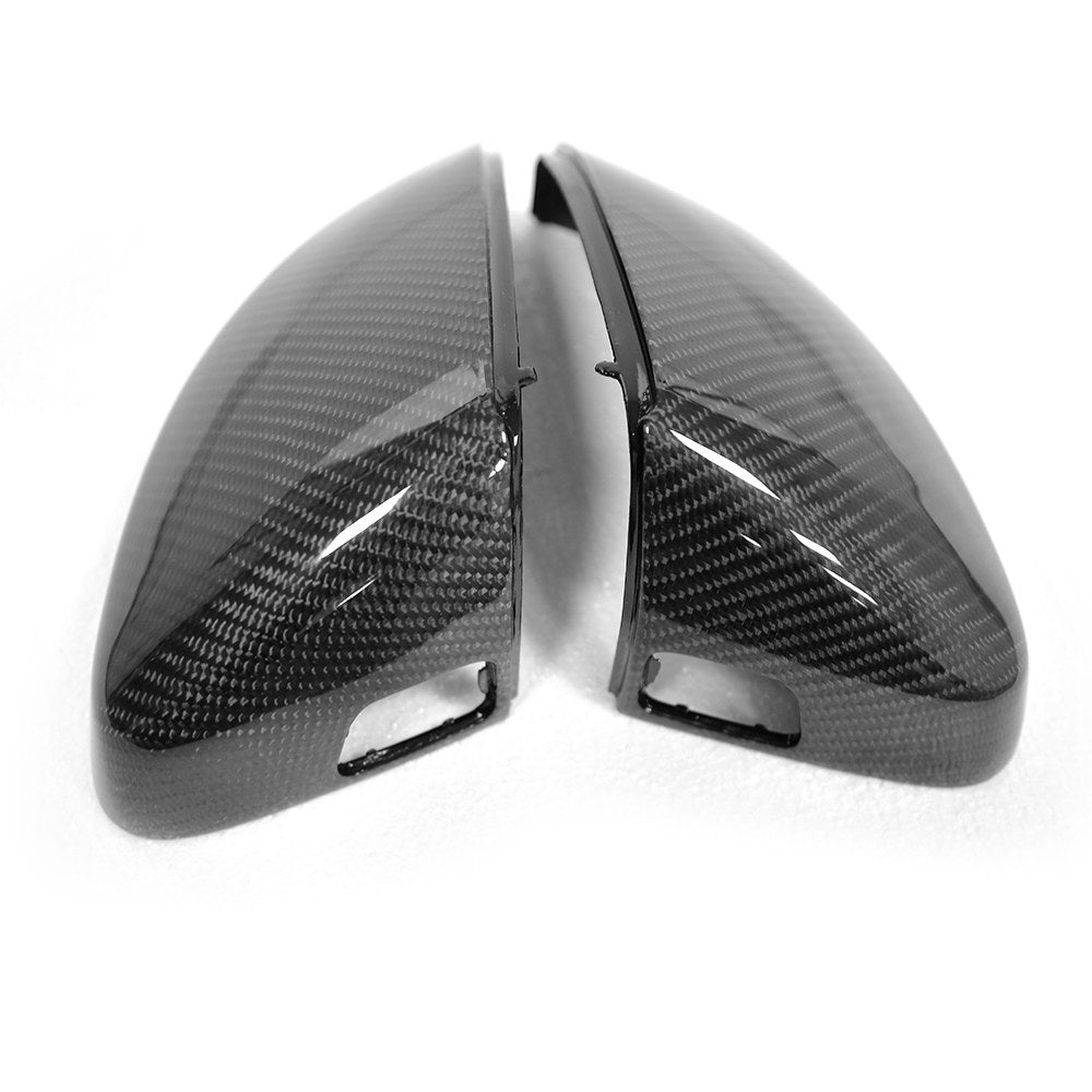 Carbon Spiegelkappen vervangkap met side assist voor Audi A3 / S3 / RS3 Sedan / Convertible / Hatchback 8V