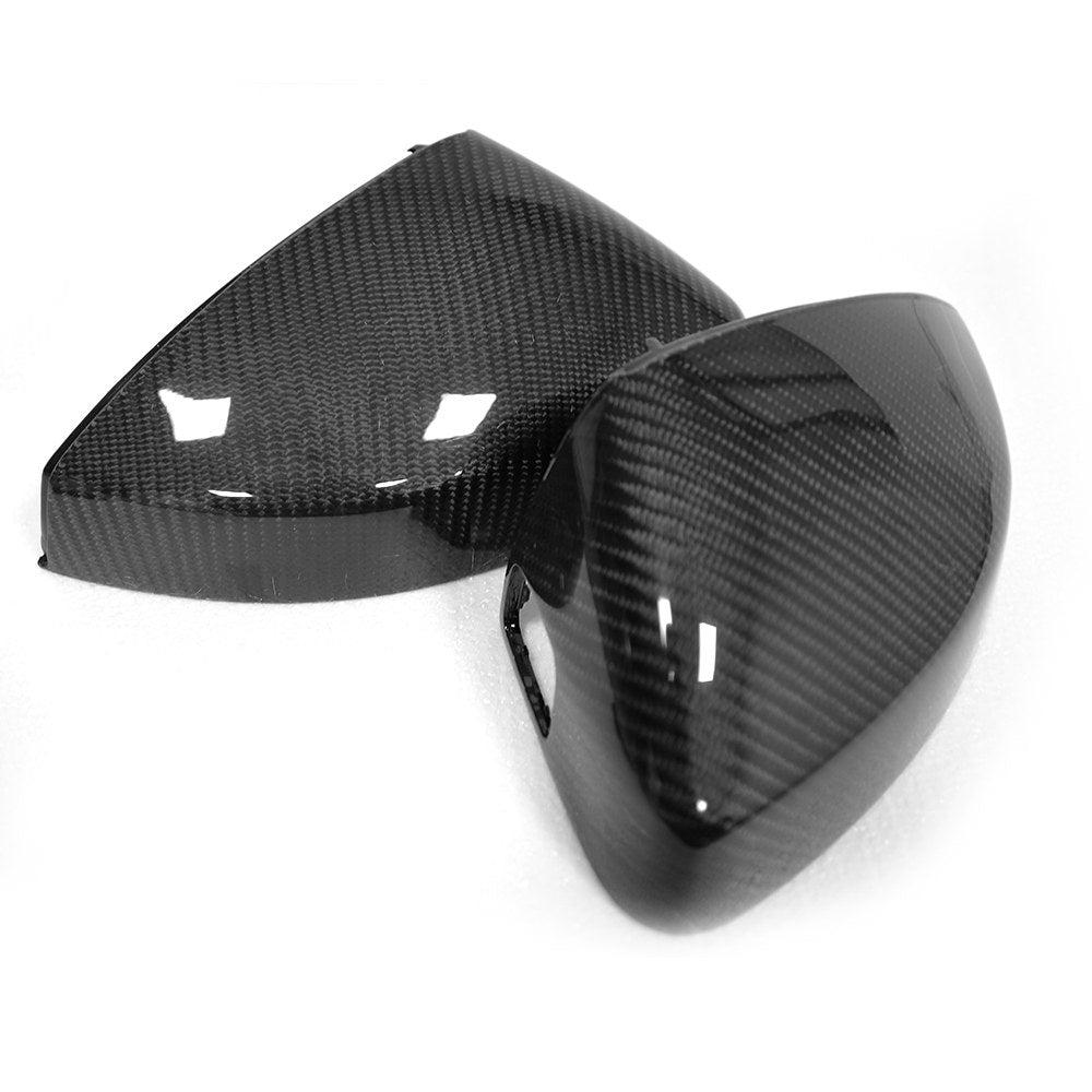 Carbon Spiegelkappen vervangkap met side assist voor Audi A3 / S3 / RS3 Sedan / Convertible / Hatchback 8V