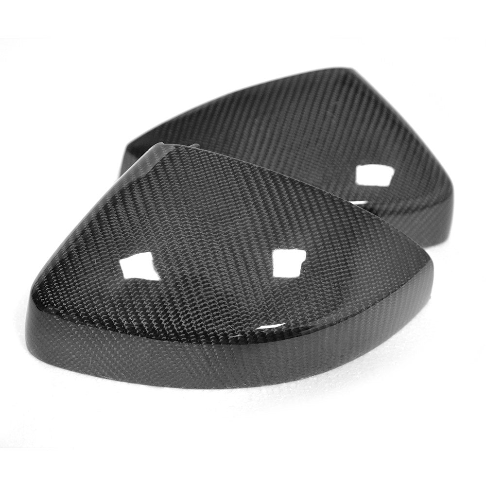 Carbon Spiegelkappen vervangkap met side assist voor Audi A3 / S3 / RS3 Sedan / Convertible / Hatchback 8V