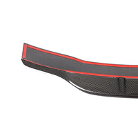 Carbon Kofferdekselspoiler met opstaande punten voor Audi A4 Sedan B8.5