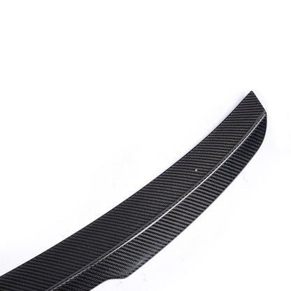 Carbon Kofferdekselspoiler gebogen model voor Audi A5 / S5 8T