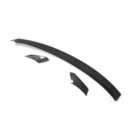 Carbon Kofferdekselspoiler met losse zijdelen voor Audi A5 / S5 / RS5 B9