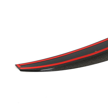 Carbon Kofferdekselspoiler glans gebogen voor Audi A5 / S5 / RS5 B9