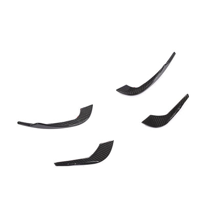 Dry Carbon Canards voor Audi A4 / S4 Sedan B9