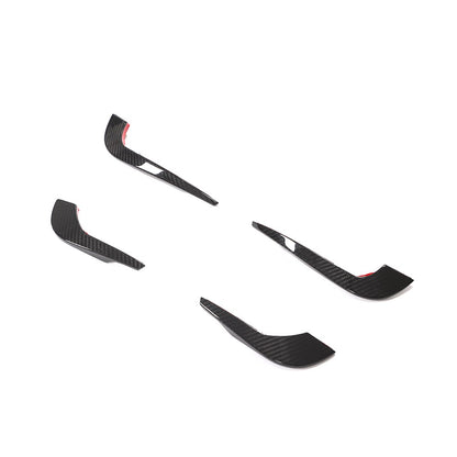 Dry Carbon Canards voor Audi A4 / S4 Sedan B9