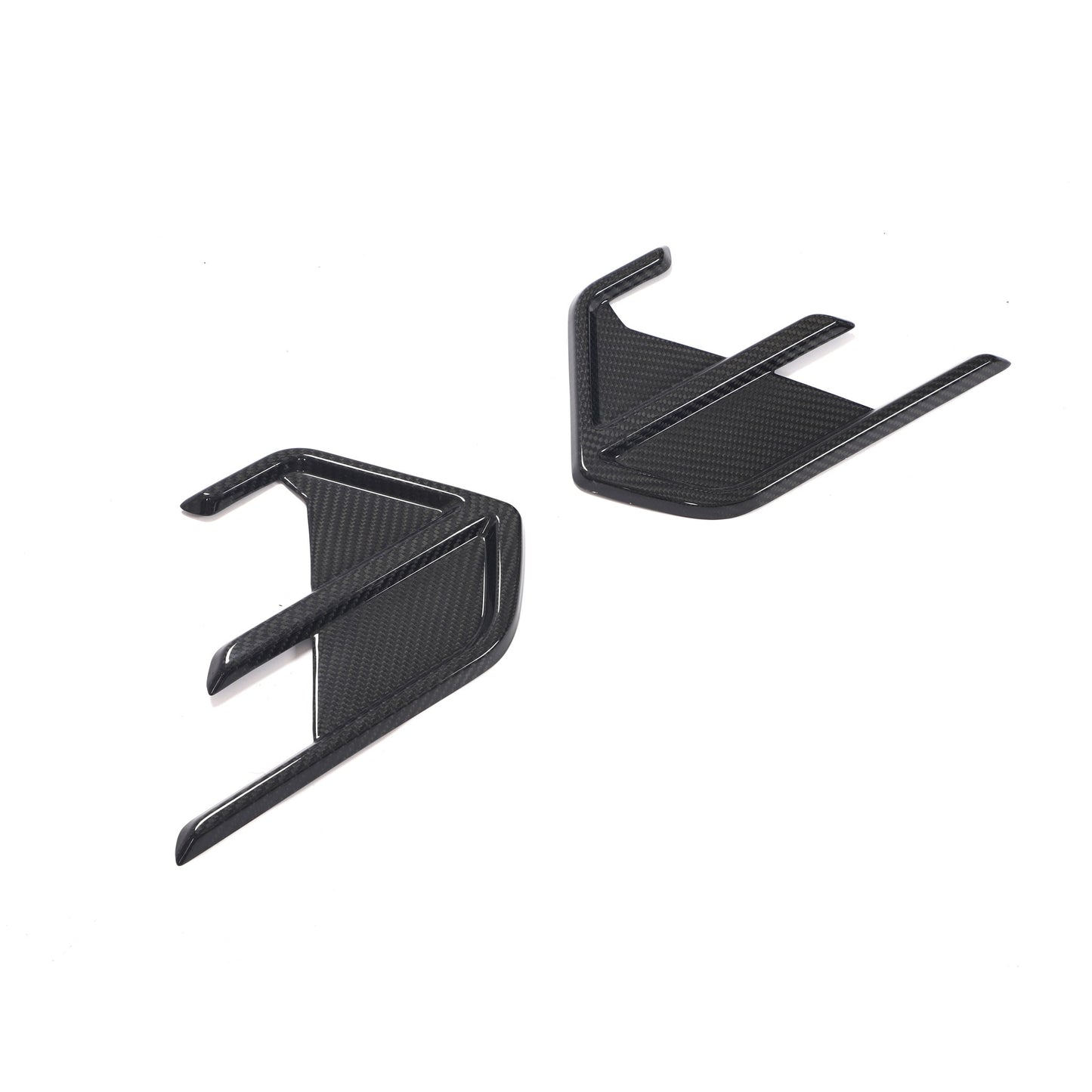 Dry Carbon Achterbumper Vinnen voor Audi RS6 / RS7 C8