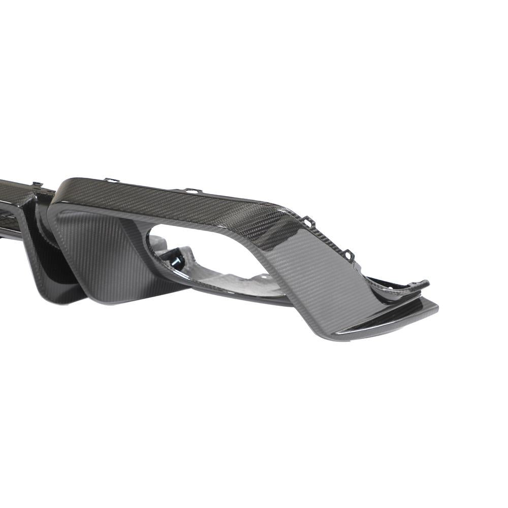 Dry Carbon Diffuser vlak model voor Audi R8 2023