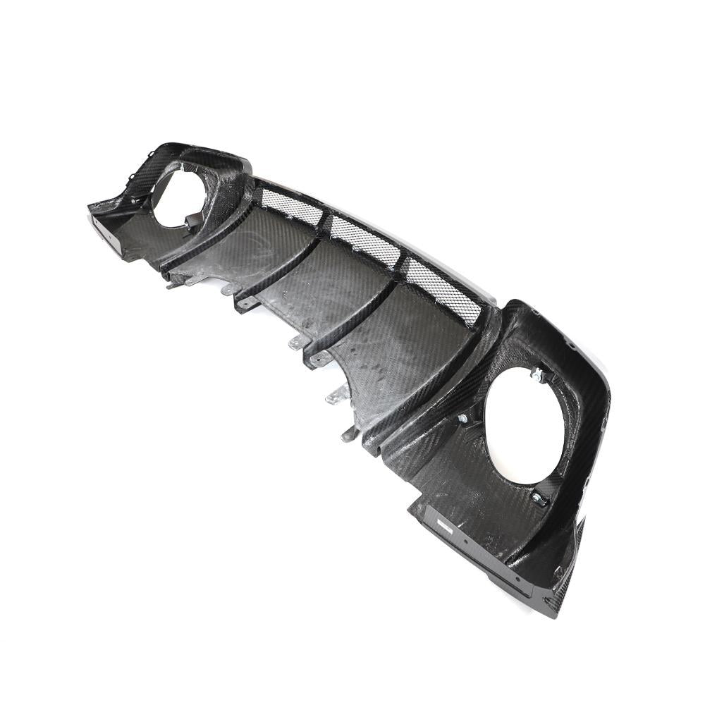 Dry Carbon Diffuser vlak model voor Audi R8 2023