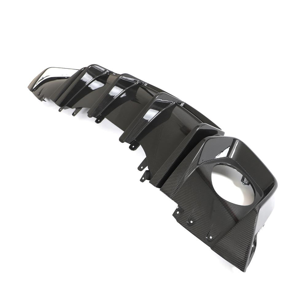 Dry Carbon Diffuser vlak model voor Audi R8 2023