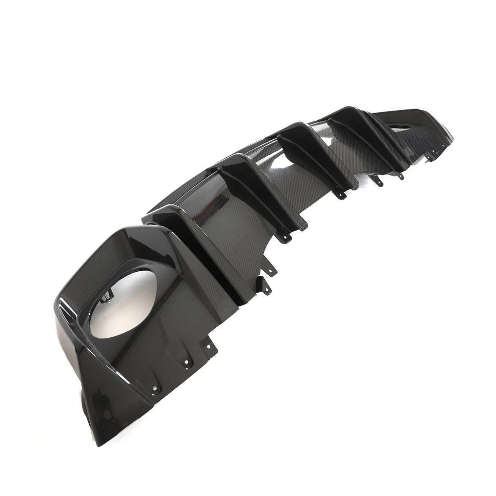 Dry Carbon Diffuser vlak model voor Audi R8 2023