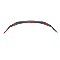 Dry Carbon Front Splitter Sedan met rode accentlijn voor BMW 5 Serie / M5 F90