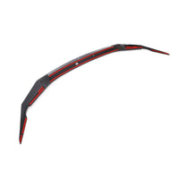 Dry Carbon Front Splitter Sedan met rode accentlijn voor BMW 5 Serie / M5 F90