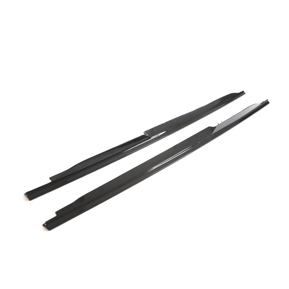 Dry Carbon Side Skirts verlengstukken voor Audi R8 2023
