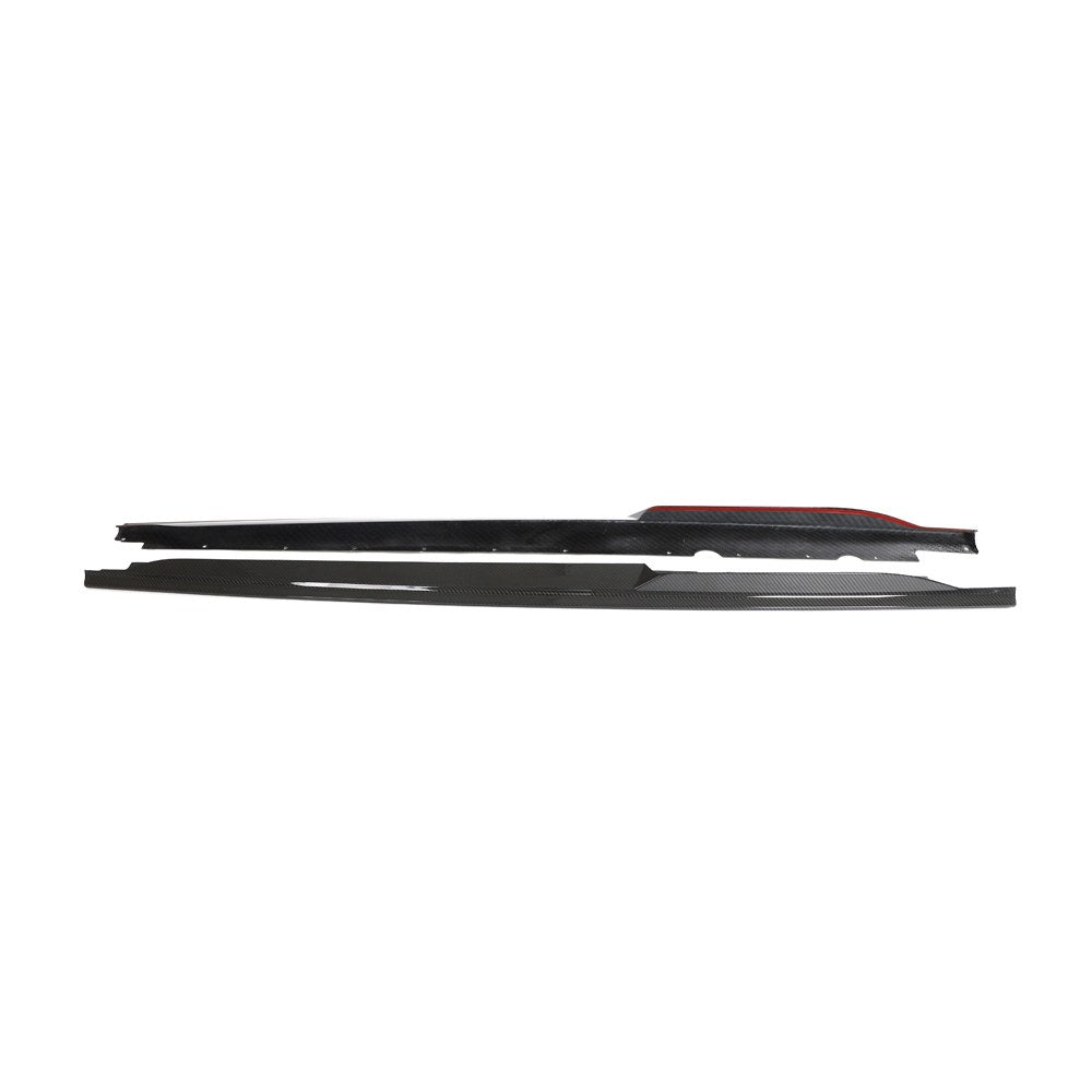 Dry Carbon Side Skirts verlengstukken voor Audi R8 2023