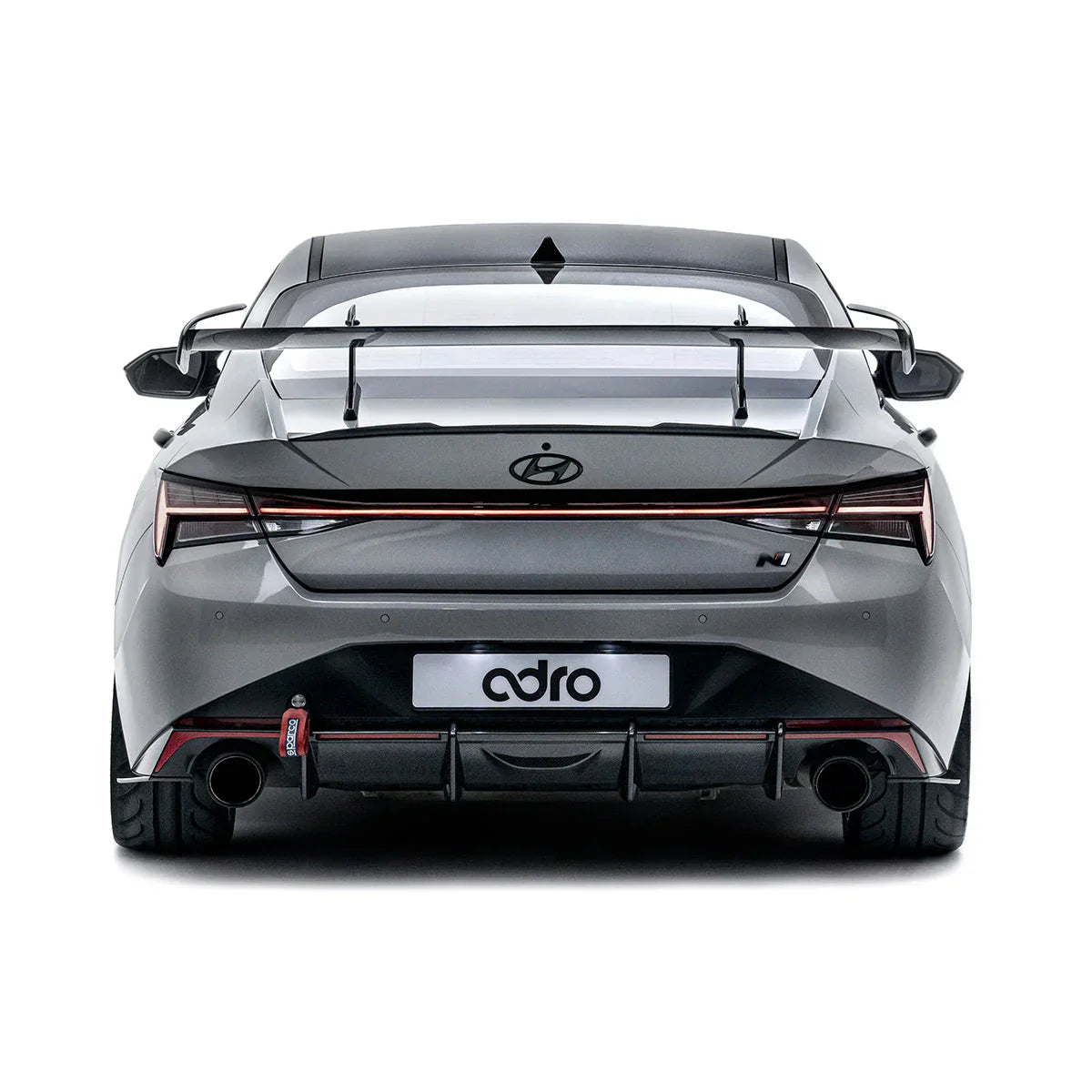 Adro Carbon Achtervleugel voor Hyundai Elantra N