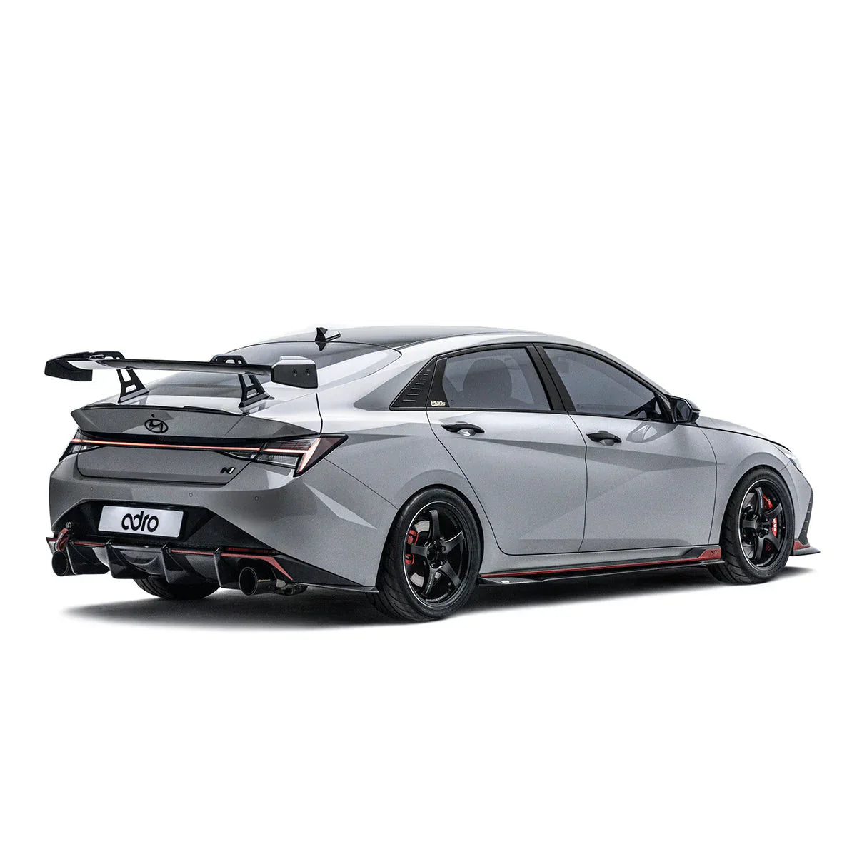 Adro Carbon Achtervleugel voor Hyundai Elantra N