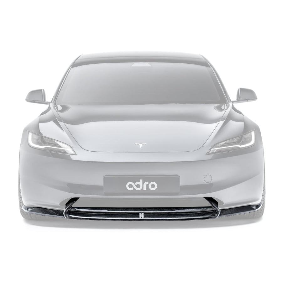 Adro Carbon Front Splitter voor Tesla Model 3 Highland