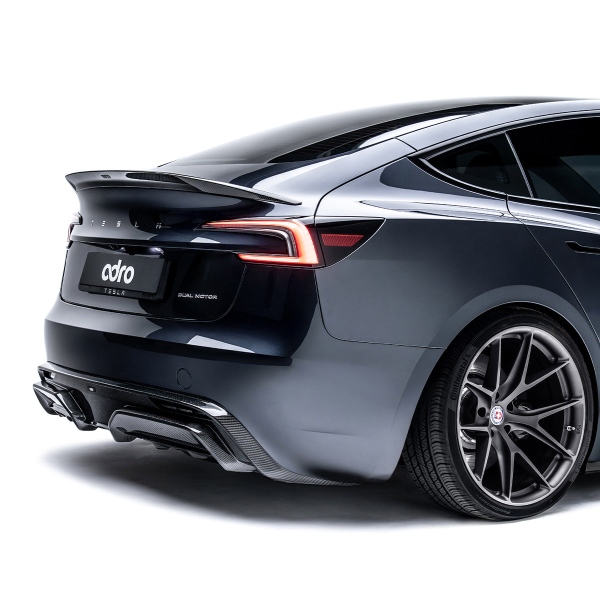 Adro Carbon Diffuser voor Tesla Model 3 Highland