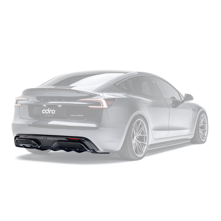 Adro Carbon Diffuser voor Tesla Model 3 Highland
