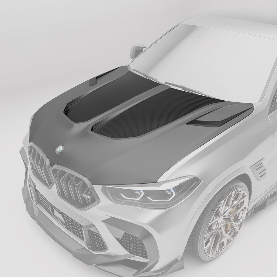 RevoZport Carbon Motorkap voor BMW X5M / X6M F95, F96