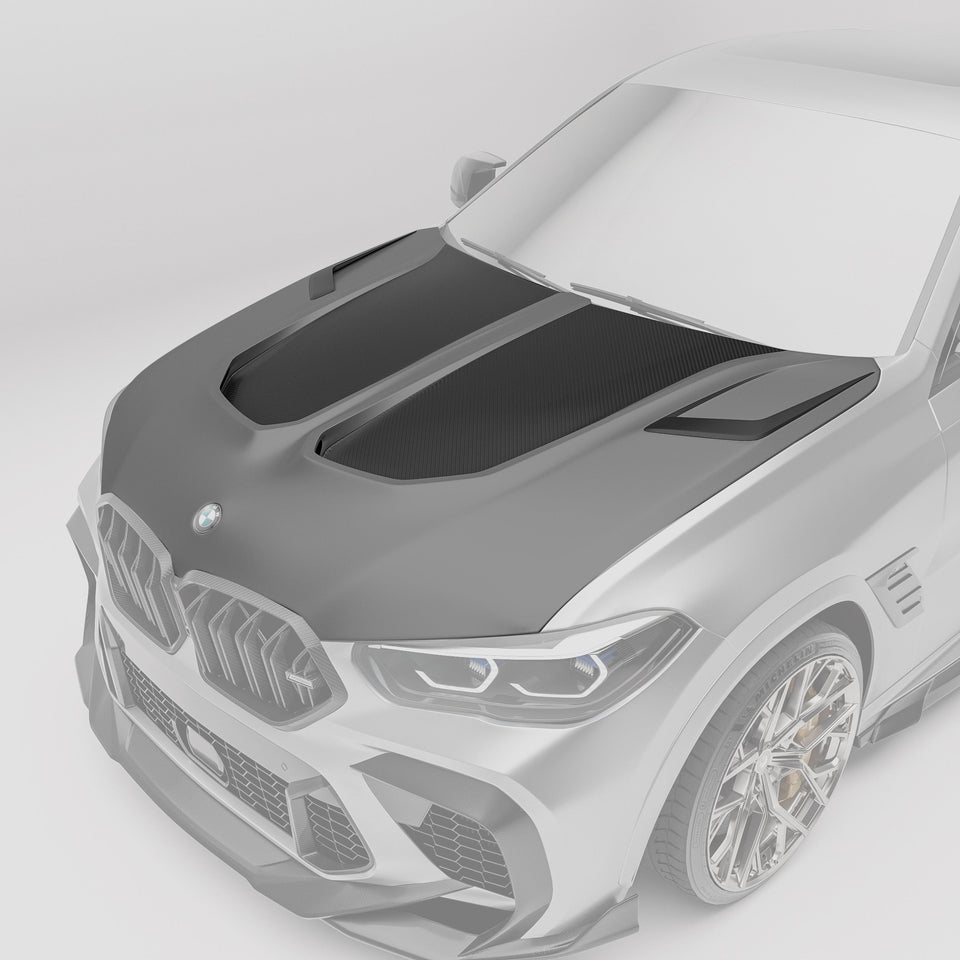RevoZport Carbon Motorkap voor BMW X5M / X6M F95, F96